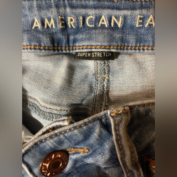 American Eagle Skinny Super Stretch Sz 8 Short - Picture 3 of 5